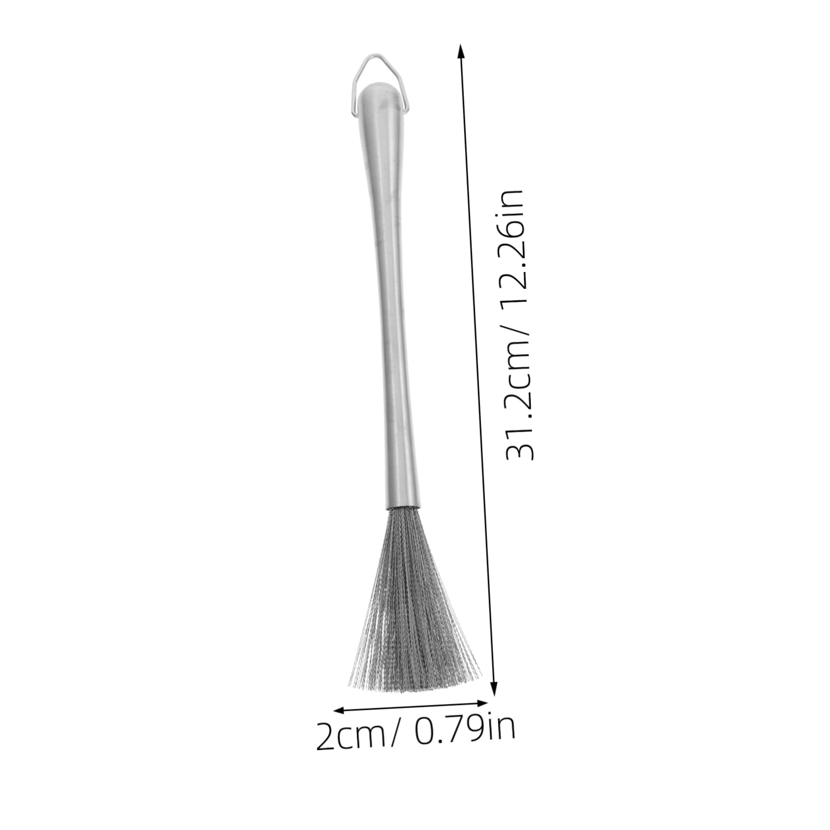 KICHOUSE Dishwasher Steel Dish Scrubber Soft Bristles for Kitchen Sink Pot Wok Cleaning