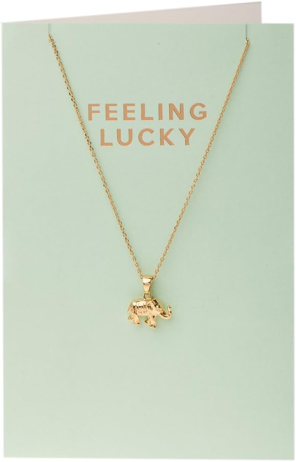 Gold Elephant Necklace
