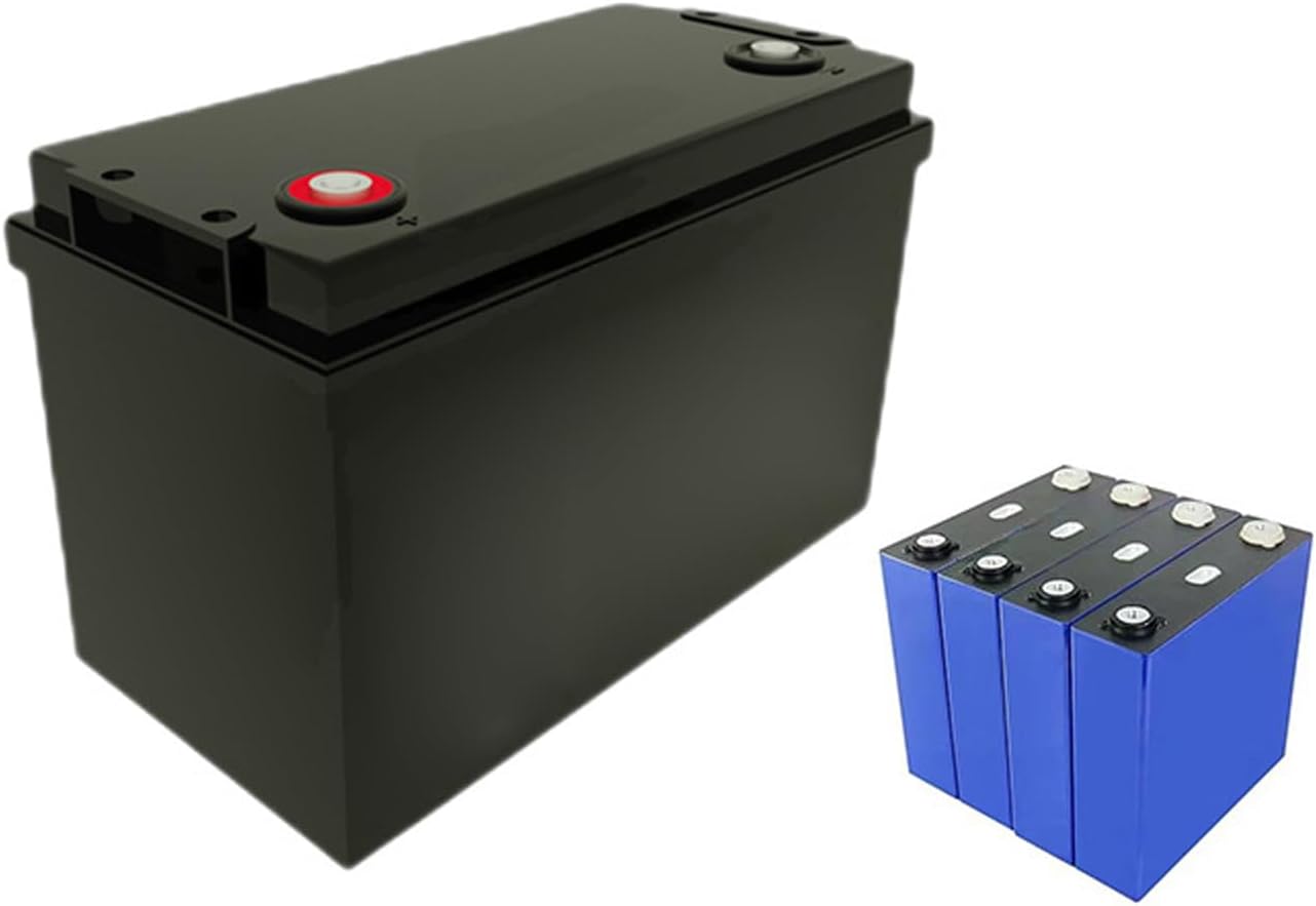 25.6V Lithium Battery 24V 50Ah 100Ah 200Ah LiFePO4 Battery Max. 1280W/2560W/5120W Power Built in 50A/100A BMS for RV, Marine, Trolling Motor, Solar