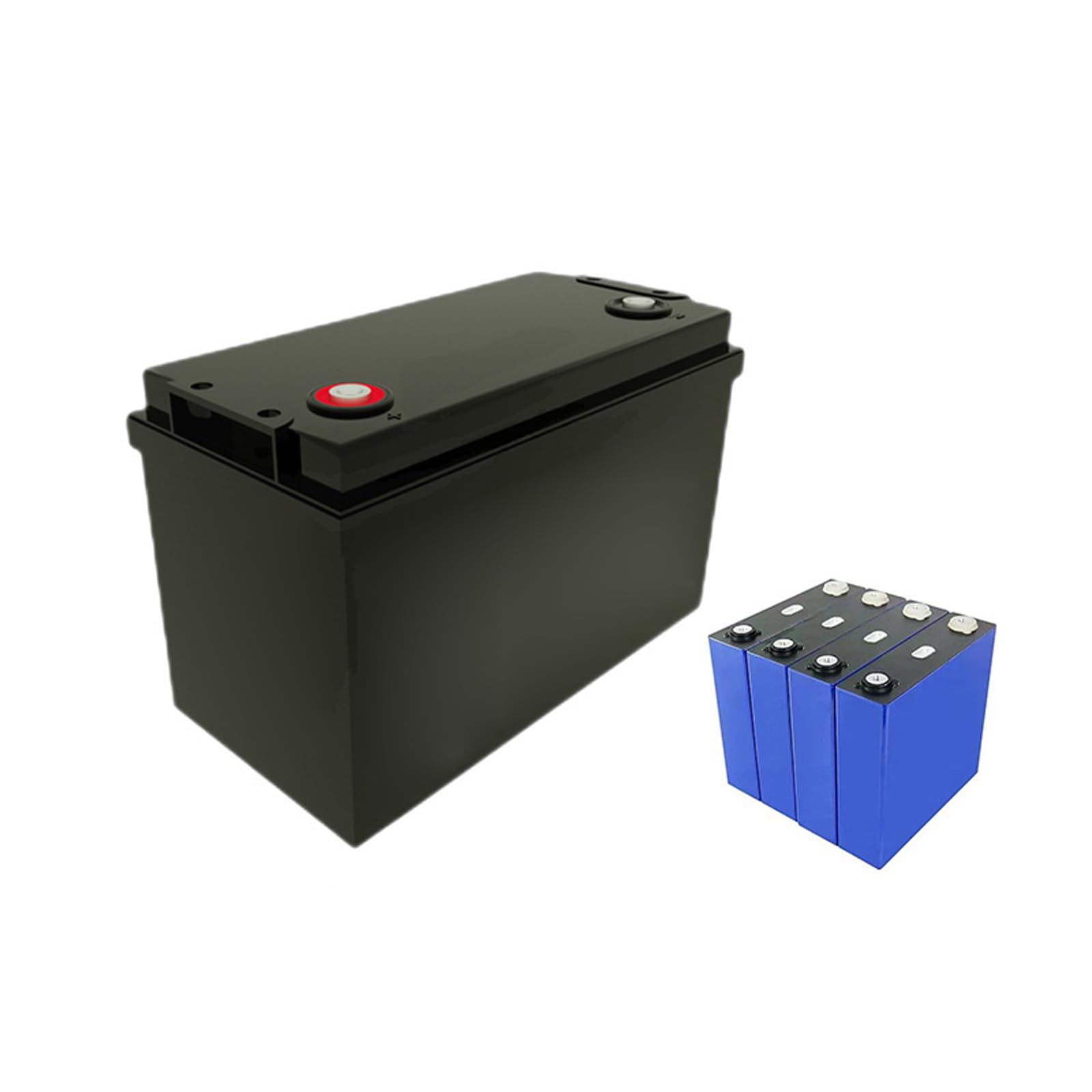 25.6V Lithium Battery 24V 50Ah 100Ah 200Ah LiFePO4 Battery Max. 1280W/2560W/5120W Power Built in 50A/100A BMS for RV, Marine, Trolling Motor, Solar,24v50ah