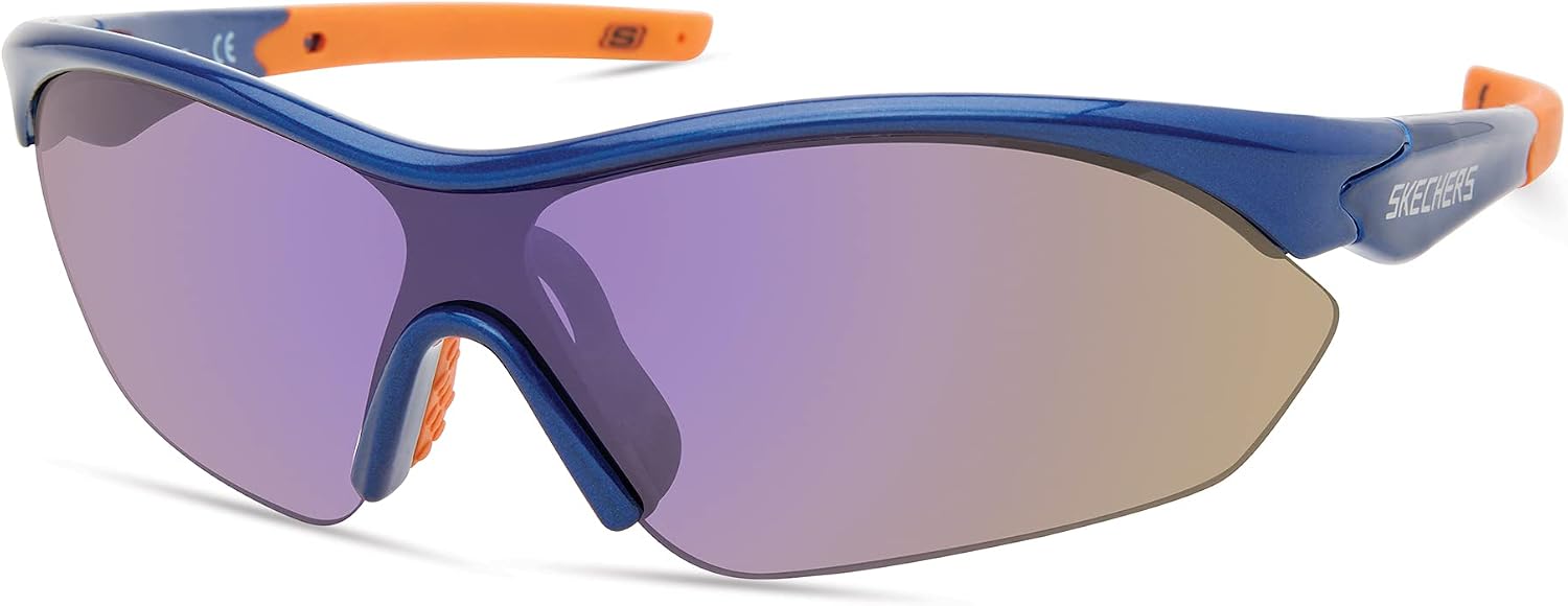 Skechers Boys' SEA9080 Shield Sunglasses