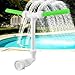 Fuente de Piscina de Doble Rociado, Fuente Piscina Cascada Ajustable con Adaptador para Jardín al aire libre, Fuente de Aspersión para Piscinas Enterradas y Elevadas