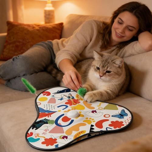 Jouets électroniques pour chats : jeu d'exercice rechargeable - 7