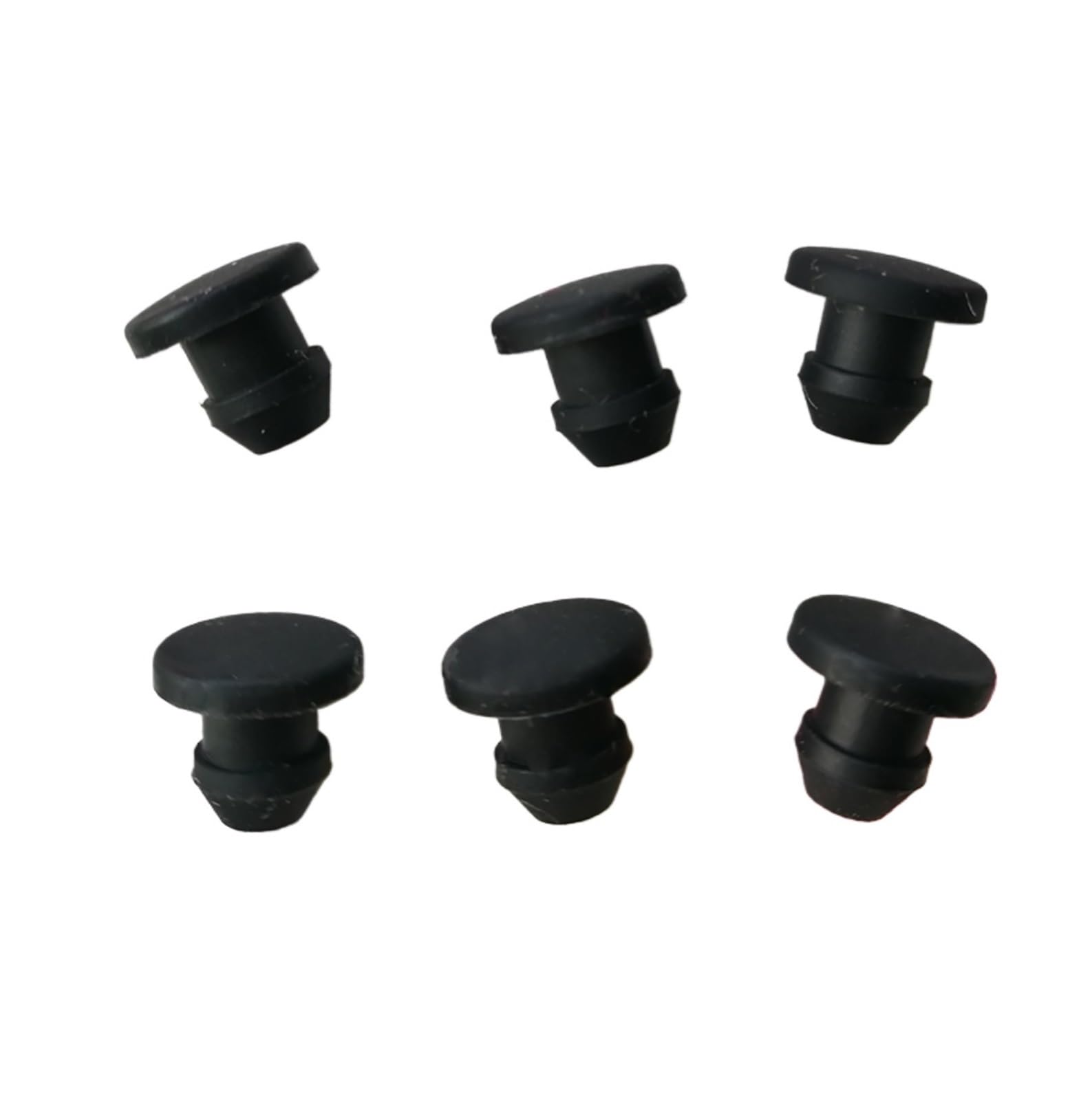 Silicone Rubber Hole Plug, Black 4.5mm To 50.6mm Silicone Rubber Hole Cap T-shaped Plug, Snap On Gasket, End Sealing(5pcs,8.5mm)