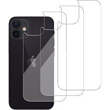 3 Pack Glass Back Screen Protector for iPhone 12 mini 2020 5.4-Inch