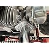 Upgrade Exhaust with Muffler For Coleman Powersports CT200U BT200X,For Predator 212cc 196cc/6.5HP Go Kart and Gas Mini Bike Silver