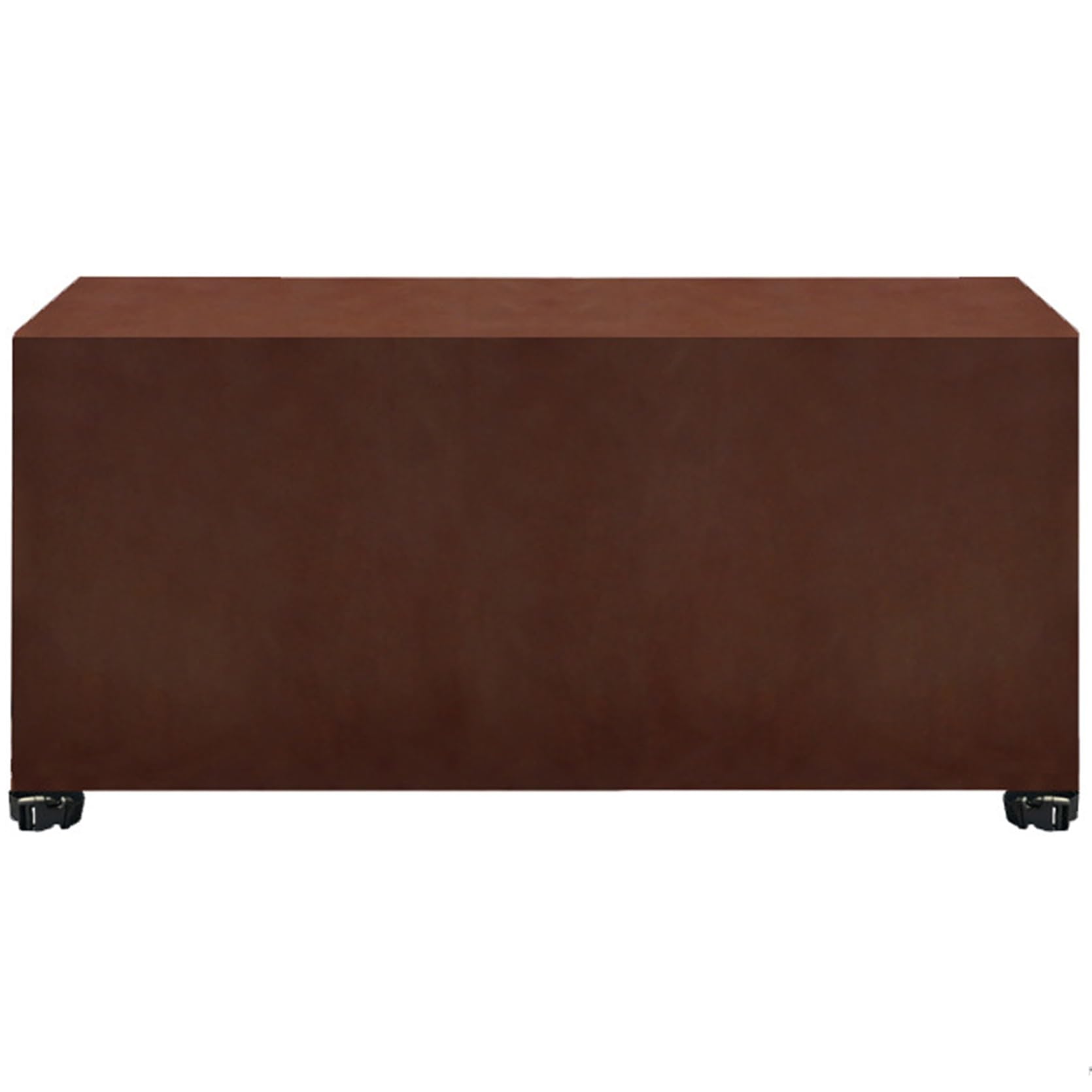 Housse de table de jardin anti-UV marron pour préserver votre terrasse des intempéries d'hiver