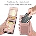 LakiBeibi Galaxy S10 Plus Case, Galaxy S10 Plus Card Holder Case, Premium Leather Folio Flip Galaxy S10 Plus Wallet Case with Card Slots Shockproof Protective Case for Samsung Galaxy S10+ - Rose Gold