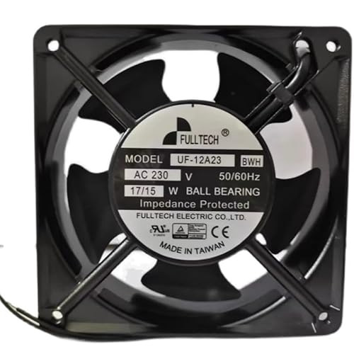 UF-12A23 BWH AC230V 17/15W 2-Wire Industrial axial Cooling Fan