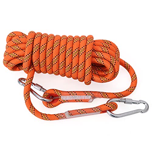 Zrgjd Climbing Rope 10Mm 32Ft Escape Rope For Outdoor Ice Climbing Equipment Eascape Rope 10M Rappelling Rope With Cloth Gloves #TOP7