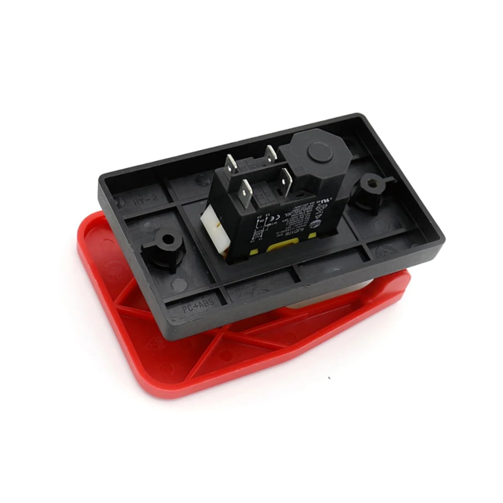 Interruptor pulsador de Parada de Emergencia con Tapa roja de Encendido y Apagado, 16 A, protección contra Apagado/subtensión, Interruptor de Arranque electromagnético
