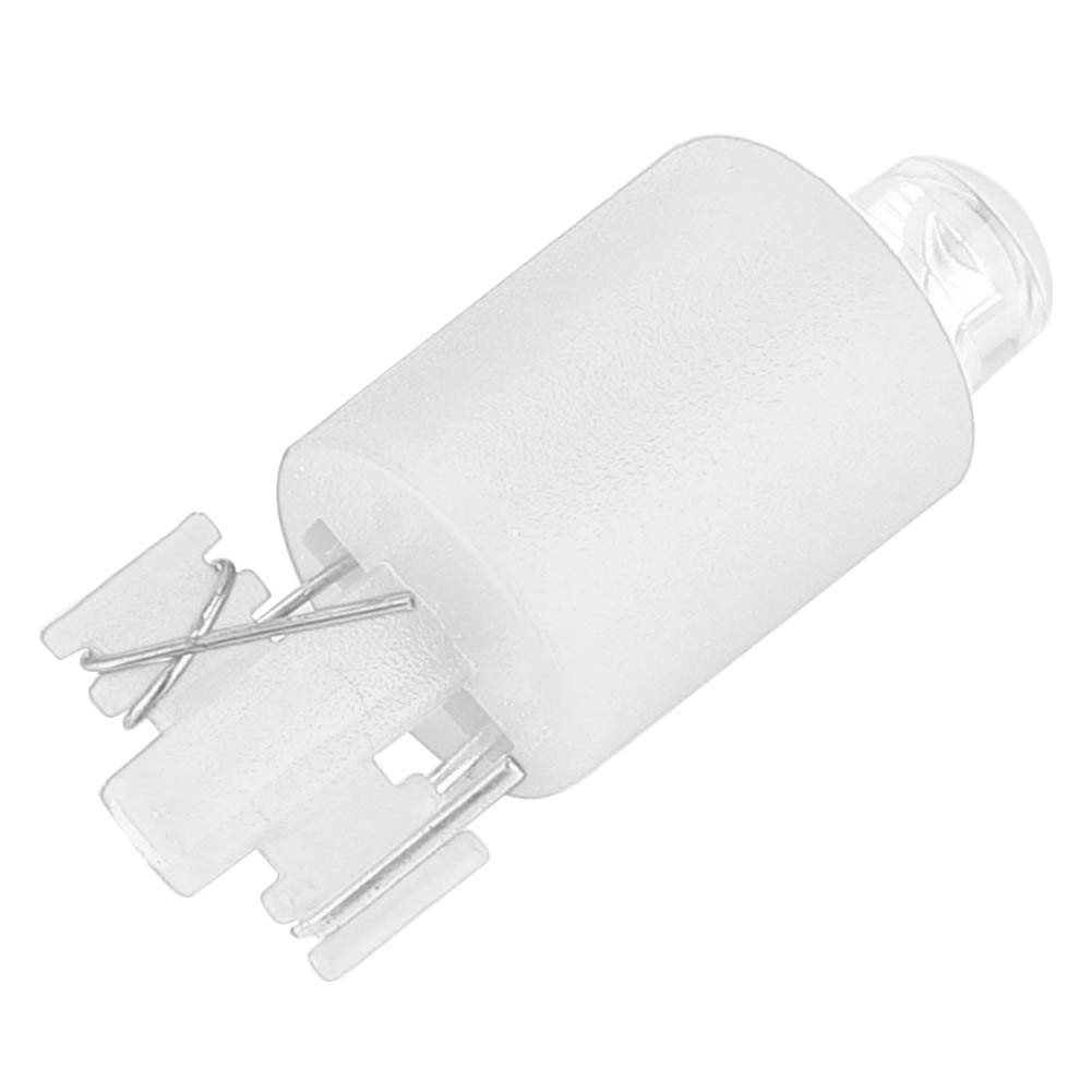 Bouton D'arcade, Accessoires de Bouton de Commutateur de Bouton de Jeu Vidéo D'arcade 10PCS avec la Lumière de LED, Résistance à l'usure Forte, équipée avec la Précision (Blanc)