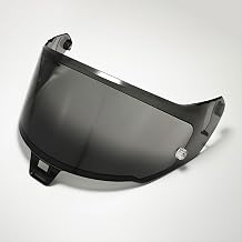 Motorcycle Helmet Visor Lens for Alpinestars Supertech SR10, Anti-Scratch Helmet Windshield Visor Lens Replacement, Anti-Fog Helmet Visor Lens Protective Cover, H Dark Black