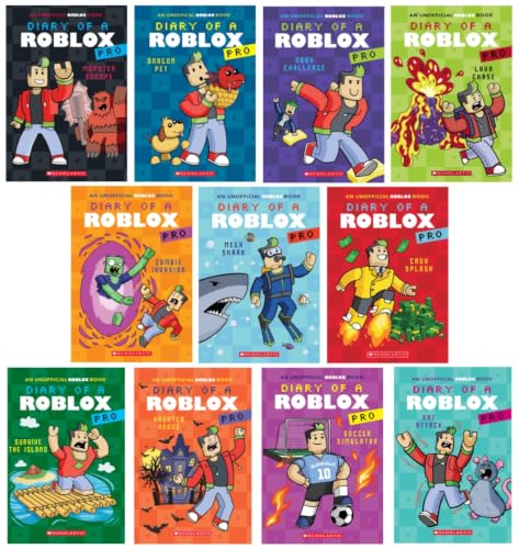 Diary of a Roblox Pro Series 11-Book Set (Book #1 to #11) - Gaming Adventures, Roblox-Inspired Stories, Survival Challenges & Action-Packed Fiction for Kids