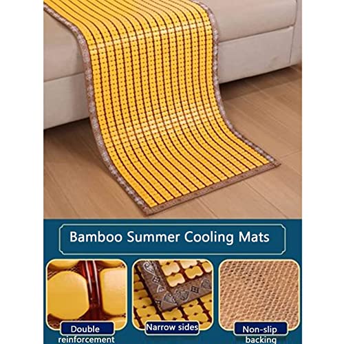 Sxfywym Summer Bamboo Sectional Couch Cover Air Conditioning Mat, Cooling Sofa Seat Cushion Covers For 2/3/4 Seat,Summer Breathable Sofa Slipcover Furniture Protector Cover For Living Room #TOP4