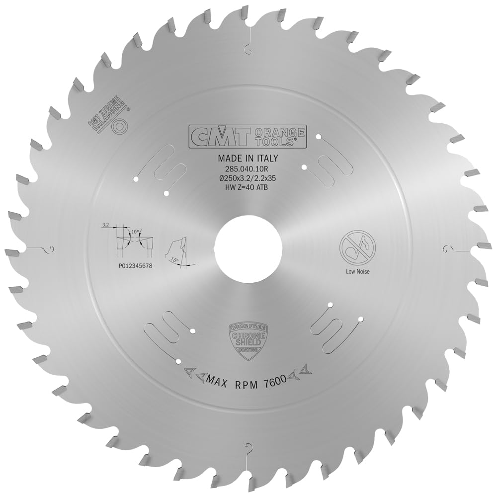 CMT ORANGE TOOLS 285.040.10R - LAMA CIRCOLARE (UNIVERSALE) HW 250x3.2/2.2x35 Z40 10ATB