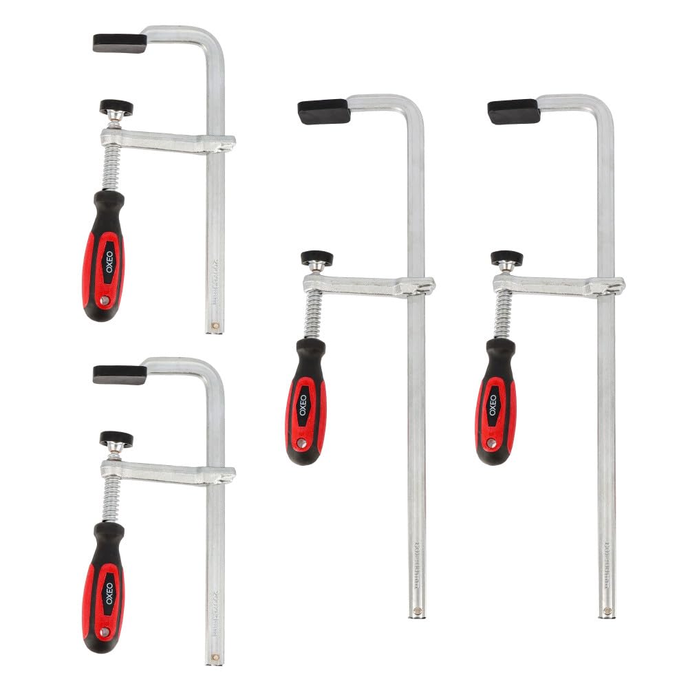 Lot de quatre serres joints en Acier Forgé - 2 longueurs de serrage 20 et 40cm - Poignée Bi-matière
