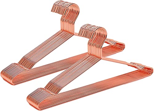 (1) Informazioni sul prodotto: Materiale del grucce: Ferro, Colore: Rosso Rame, Dimensioni: Lunghezza 43cm, Diametro del filo: 4.0mm; Confezione: 20 pezzi/kit, Materiali metallici di alta qualità rendono il grucce solido e resistente.