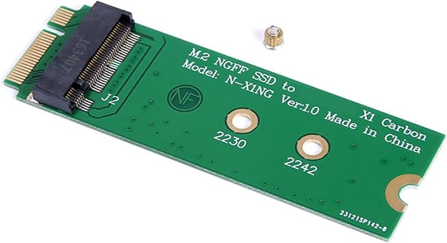 NGFF M.2 SSD to ThinkPad X1 Carbon 6+20 pin SSD Adapter Board Card for Seamless Computer Connection PCB