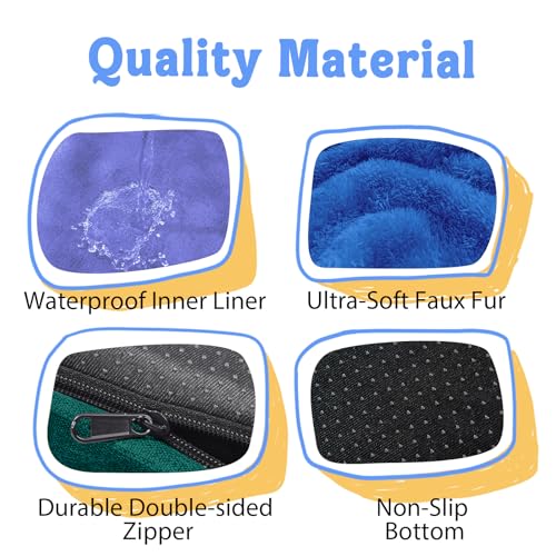Image of Chez Paw Waterproof Orthopedic XL Dog Bed for Large and Extra Large Dogs | Egg Crate Foam, 4-Sided Bolster Support, Waterproof Liner, Non-Slip Bottom, Machine Washable Cover, 42 x 30 Inch
