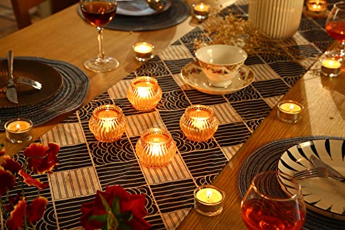 Goldeal Gold Round Tealight Holders,Set Of 12 Thick Glass,Tea Light Candle Holder,Votive Candle Holders Bulk,Candlestick For Wedding Decor,Baby Shower Party,Bridal Shower,Dinner,Table Centerpieces #TOP7