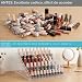 Imagen de ZHOUSTOU 7 Niveles Organizador de Esmaltes Uñas Acrílico Transparente Estante Expositor para Aceites Esenciales Maquillaje y Pintauñas para Mesa Tocador