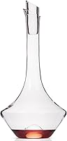 BTaT Wine Decanter with Stopper - 52oz Lead-Free Crystal Red Wine Aerator, Lid, Cleaning Brush & Gift Box