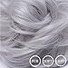 Moño Postizo Voluminoso Rizado con Goma Pelo Sintético Se Ve Natural Extensiones...
