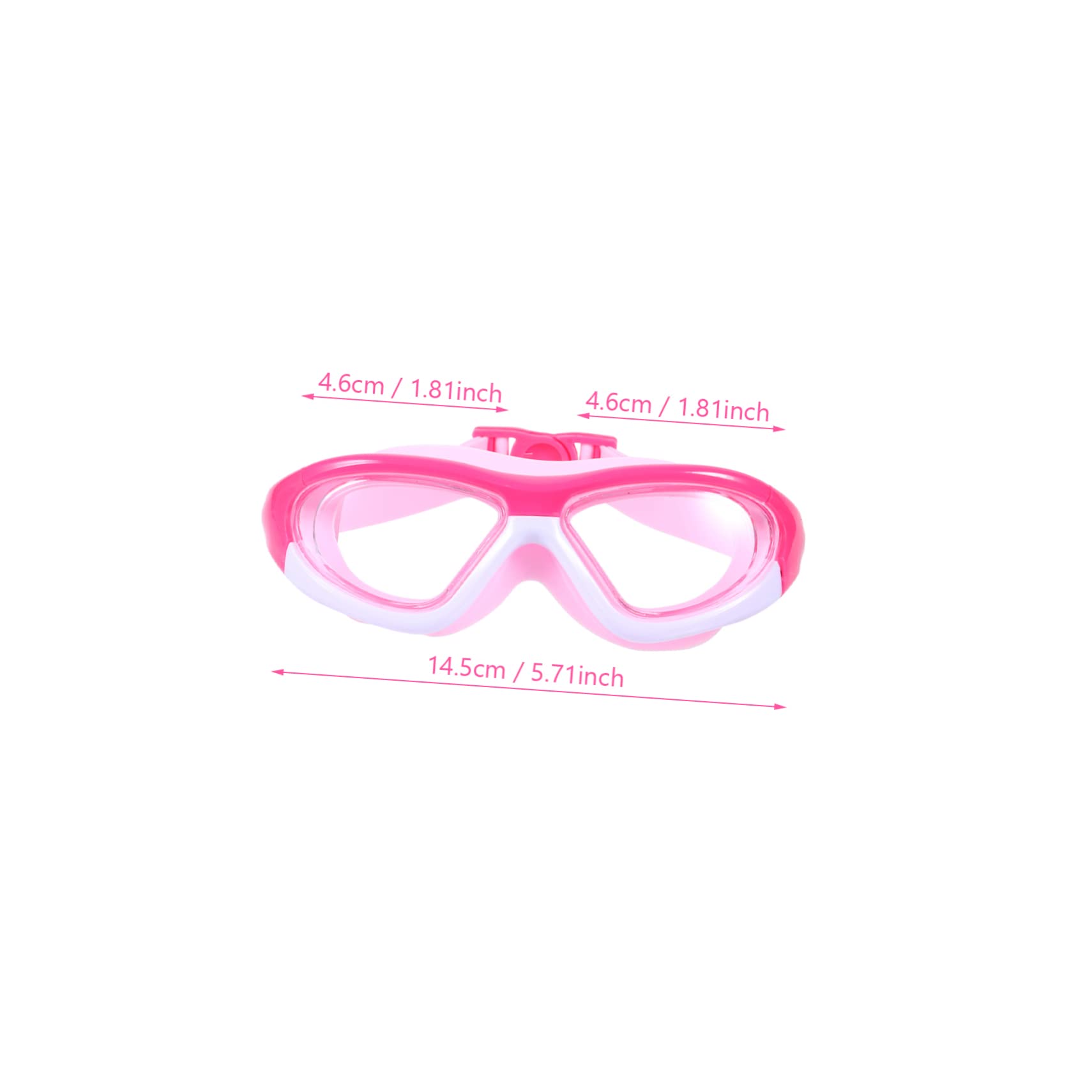Yardwe 3st Taucherbrille Schwimmbrille Im Meer Jugendliche Schwimmbrille Trainingsgeräte Schwimmen Optische Brille Mit Großem Rahmen Fitnessgeräte Gläser Kind Anti Nebel Stk