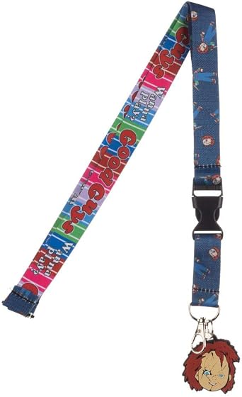 Bioworld Chucky Horror Movie Lanyard and Charm Accessory