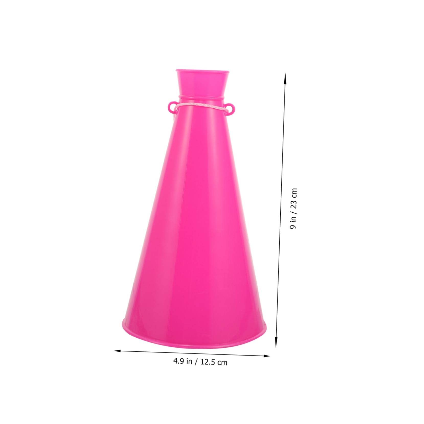 Toyvian Megafono Festa Plastica Rosa Tromba Portatile Altoparlante per Feste Sportivi Celebrazioni Allaperto