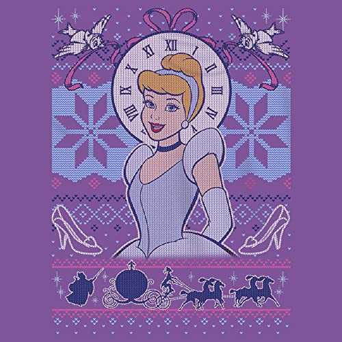 Disney Princesses Cinderella Ugly Sweater Girls T-Shirt2