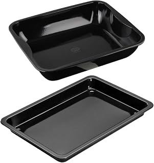Dott. Oetker 9929450 - Set di 2 piatti da forno, teglia da forno, teglia da forno,...