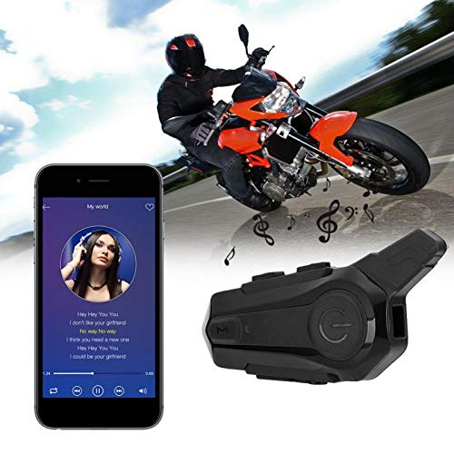 Motorhelm Bluetooth Oortelefoon Waterdichte Draadloze Walkie Talkie Fietsuitrusting Motorhelm Bluetooth… - Image 7