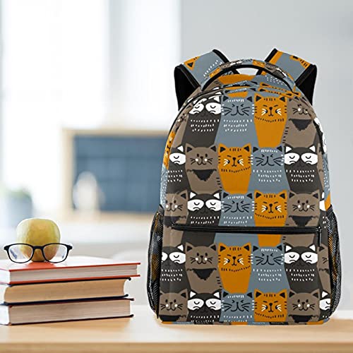 Sac à dos ordinateur portable jaune citron multicolore à grande capacité de rangement - 6