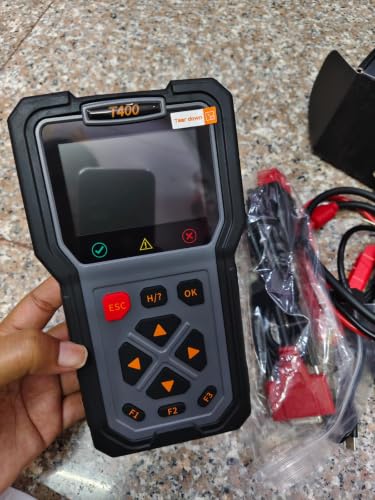 Image of T400 OBD2 Scanner 4 in 1 Car Diagnostic Tool, Code Reader with Live Data, Injector and Relay Tester