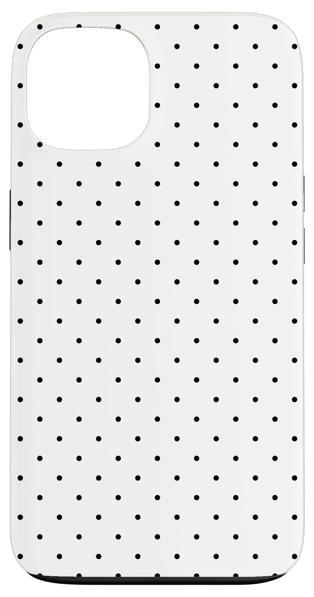 iPhone 13 Boho Tiny Polka Dot Rockabilly Cute Black and White Polkadot Case