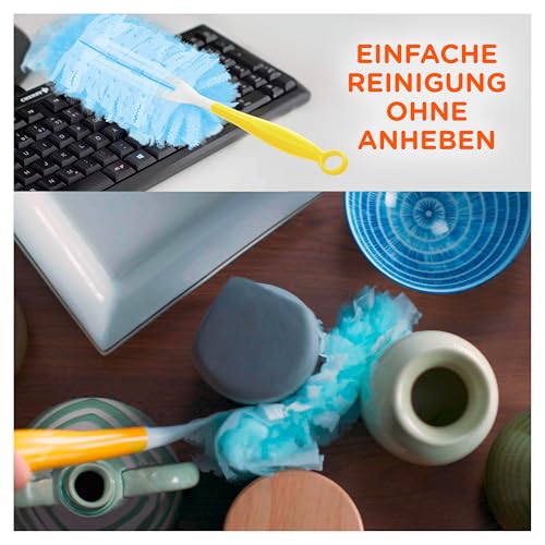 Swiffer Staubmagnet Kit Mit 1 Handgriff Und 7 Nachfülltücher, Nimmt Staub Auf Und Schließt Ihn Ein