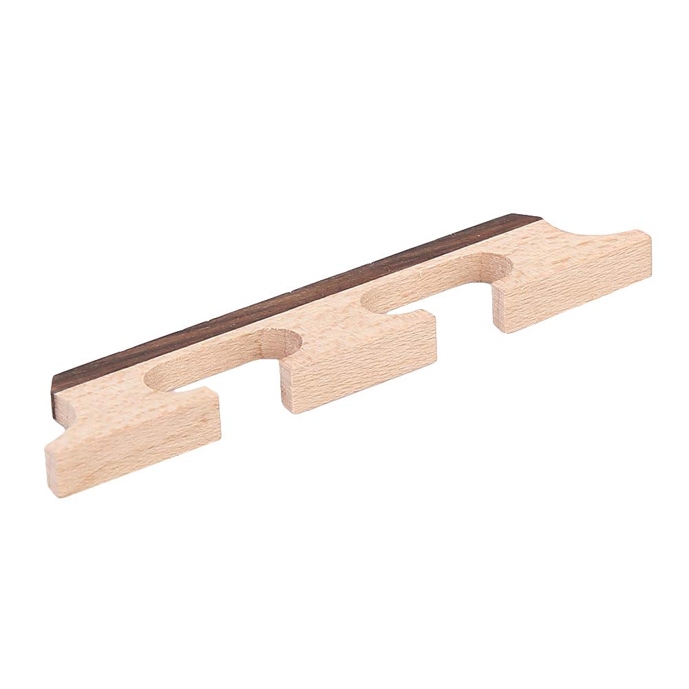 Banjo Bridge en Bois, 5 Cordes Accessoires de Pont en Palissandre Banjo 2Pcs Un Ensemble