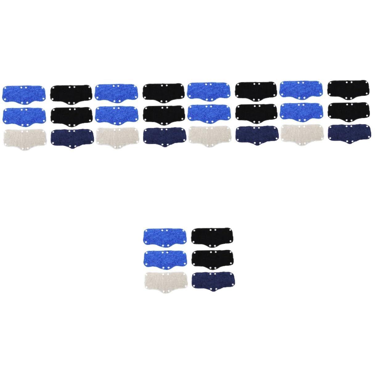BESPORTBLE 24 Pcs Bandeau Anti-Transpiration Chaud Yoga Serviette Collier Anti-Transpiration Casque De Vélo Coussinets Anti-Transpiration Serviette D'Entraînement Lavage du Visage Bandeau