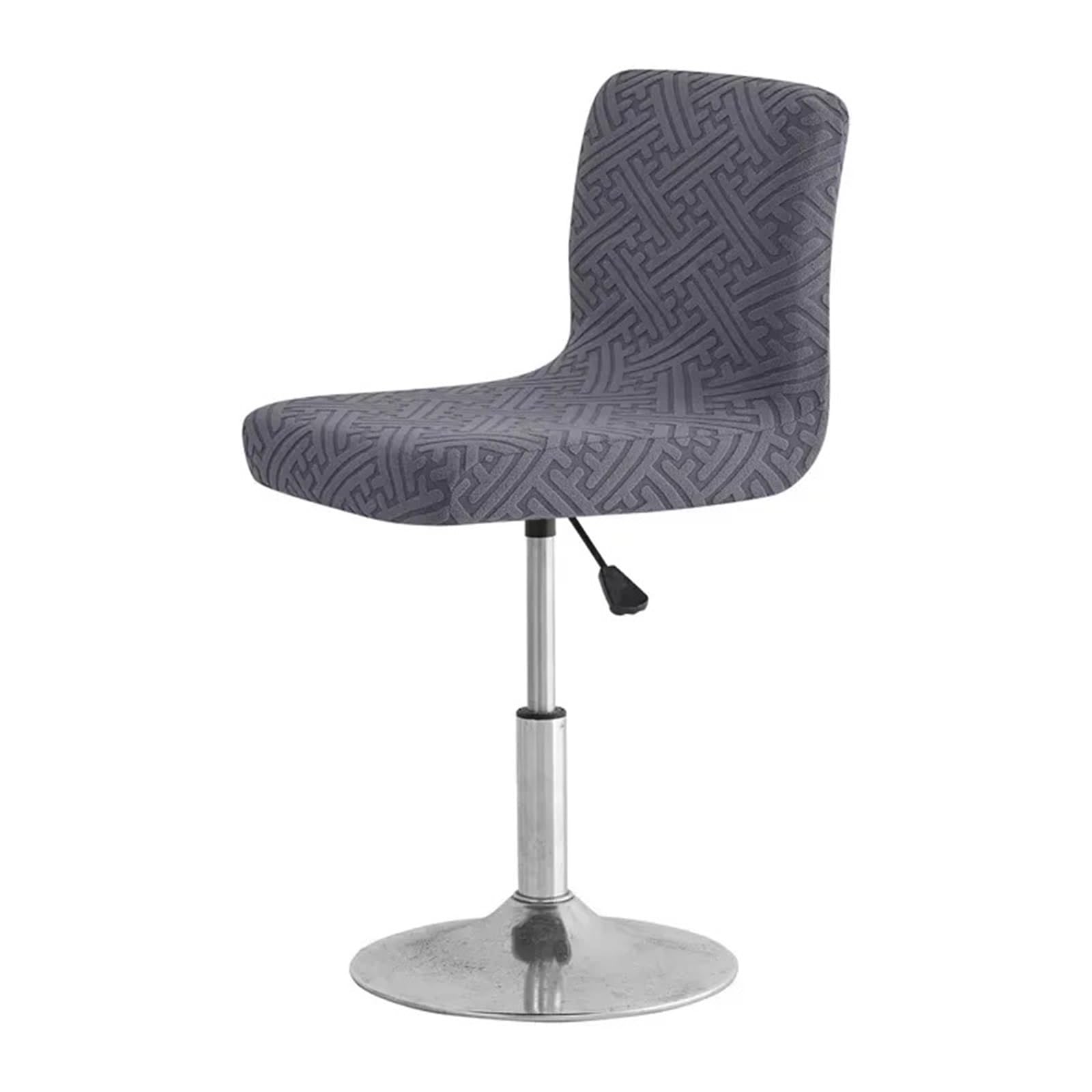 RYQZHHY Chair Cover Jacquard Bar Chair Cover Short Back Stool Seat Covers Slipcovers Hotel Banquet Dining