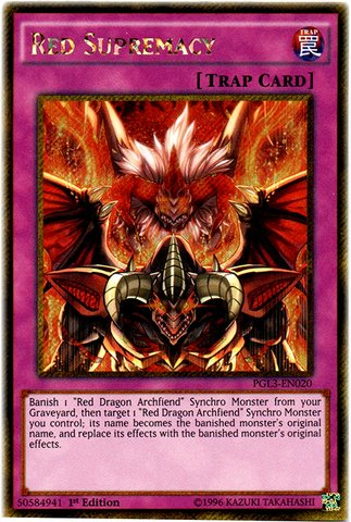 YU-GI-OH! - Red Supremacy (PGL3-EN020) - Premium Gold: Infinite Gold - 1st Edition