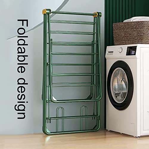 Étendoir à linge en aluminium durable avec ailes modulables