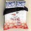 A-christmas Cute Snowman Snowflake Blue Red