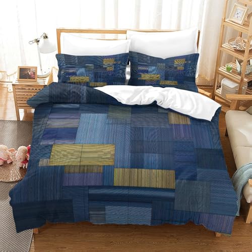 Housse de couette 140x200 anti-plis et légère pour un lit simple moderne
