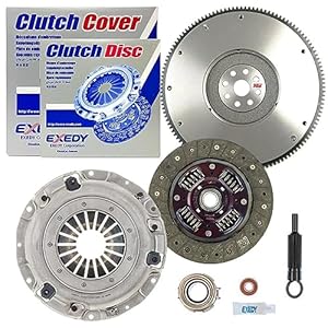 Exedy Clutch Kit KSB04 with ClutchMaxPRO Flywheel Replacement for Forester Impreza Legacy Outback Crosstrek Baja XV Crosstrek Saab 9-2X 2.0L 2.5L EJ251 EJ252 EJ253 FB20 FB25 (CPKSB04-FW167806-EK)