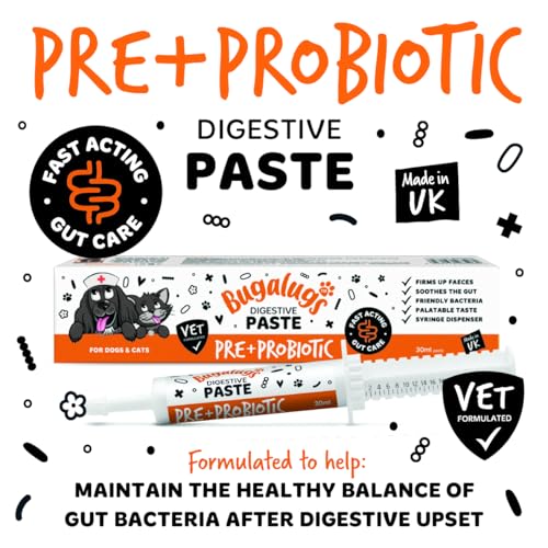 BUGALUGS Dog Probiotic Digestive Paste for Dog & Cat - Gut Health, Digestive Supplements with Fast-Acting Ingredients for Dogs & Cats (30ml) - Image 6
