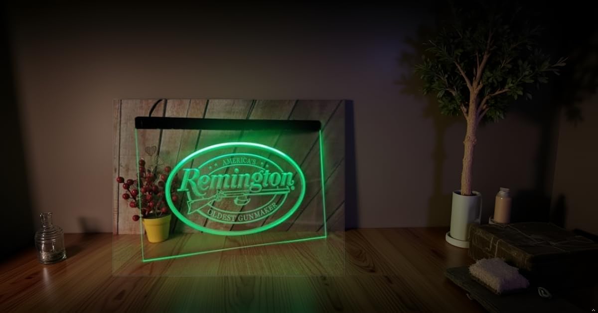 Firearms Hunting Signs Custom, LED Neon Wall Light Man Cave Up Neon Sign Bedroom Bar Party Christmas Wedding Night Light Teen Girl Room Decor Aesthetic (40x30cm)