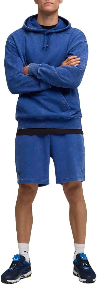 PUMA Mens X Sonic The Hedgehog Relaxed 7 Inch Shorts Casual Bottoms Casual - Blue