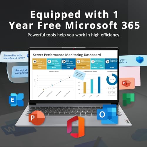 Image of Lenovo IdeaPad 1 15.6 inch HD Business Laptop, Intel Celeron N4500, 20GB RAM, 1TB SSD+128GB eMMC, Intel UHD Graphics, Numeric Keypad, 1 Year Office 365, Wi-Fi 6, Win11 Pro, Grey, 1TB Docking Station Set